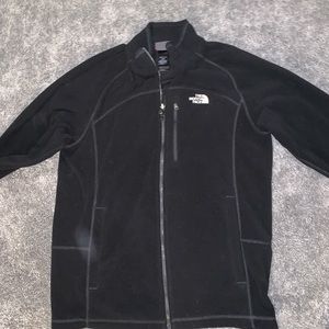 The north face fleece sweatshirt jacket